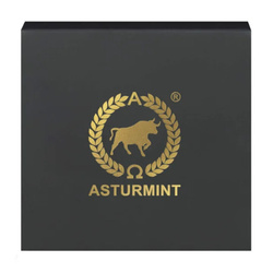 Sztabka Asturmint: Poker Cards - King of Clubs kolorowany 2 uncje Srebra 2024 Antique Finish