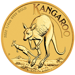 Australijski Kangur 1/4 uncji Złota 2022