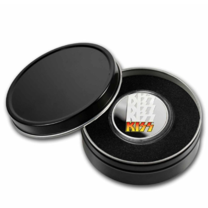 Niue: KISS 50th Anniversary kolorowany 1 uncja Srebra 2023 Proof