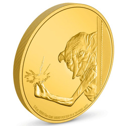 Niue: Harry Potter Classic - Dobby the House Elf 1/4 uncji Złota 2021 Proof