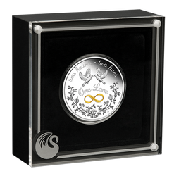 One Love kolorowany 1 uncja Srebra 2022 Proof