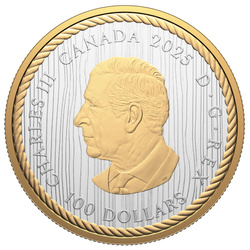 Canada: The Hunter pozłacany 10 uncji Srebra 2025 Proof