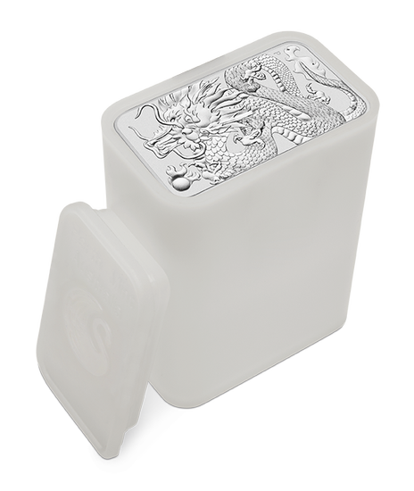 Sztabko Moneta Dragon 1 uncja Srebra 2022