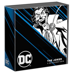 Niue: DC Villains - The Joker kolorowany 3 uncje Srebra 2023 Proof