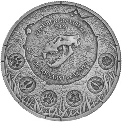 Germania Mint: Megafauna - Lew Jaskiniowy Oblivion 1 uncja Srebra 2026