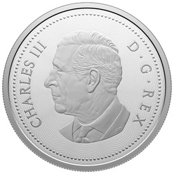Canada: Multilayered Beaver 5-cent Srebro 2025 Proof 