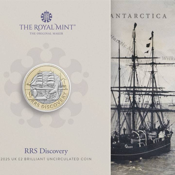 RRS Discovery £2 Miedzionikiel 2025