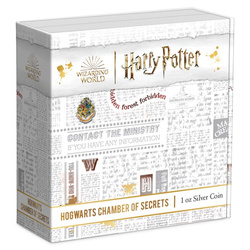 Niue: Harry Potter - Hogwarts Chamber of Secrets 1 uncja Srebra 2023 Antique Finish