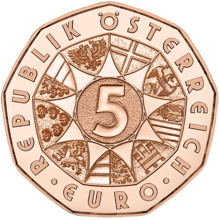 New Year Coin - Lucky Leap 5 Euro Miedź 2024