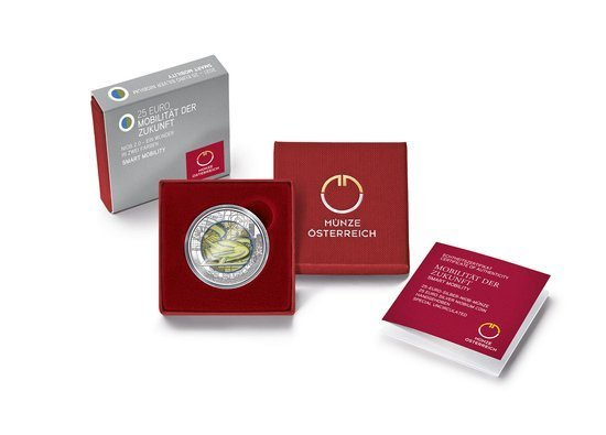 Niobowa Seria: Inteligentna mobilność 25 Euro 2021