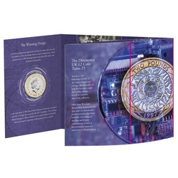 25. rocznica £2 Miedzionikiel 2022