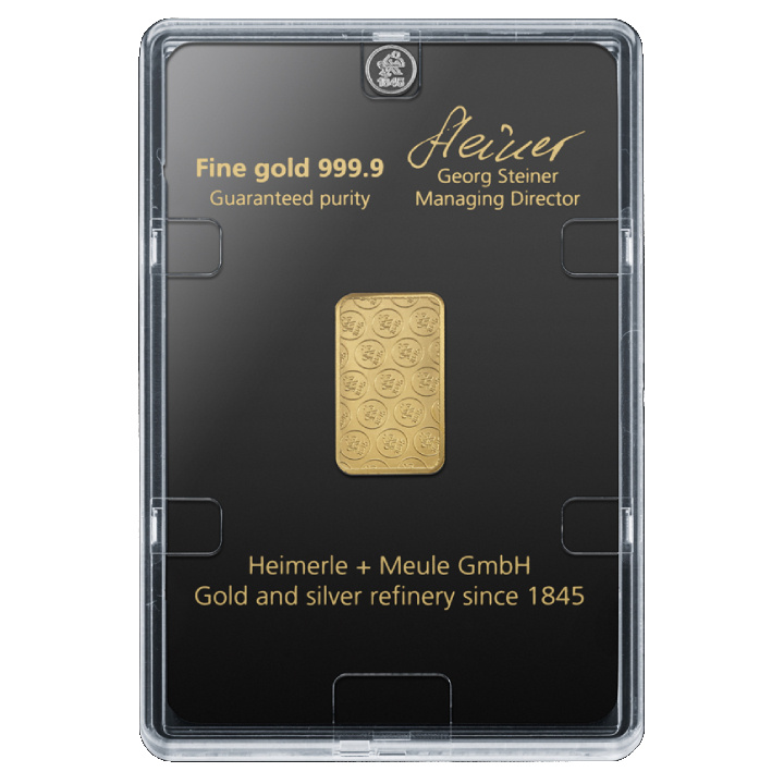 Sztabka Złota 5 g Heimerle Meule