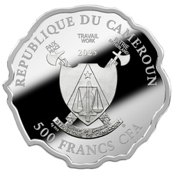 Cameroon: Born to Be Happy kolorowany 1/2 uncji Srebra 2025 Proof