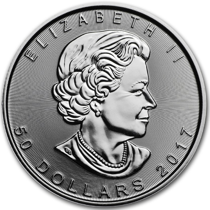 Kanadyjski Liść Klonowy 1 uncja Platyny 2017