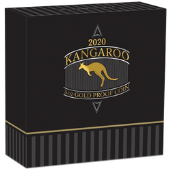 Australijski Kangur 5 uncji Złota 2020 Proof