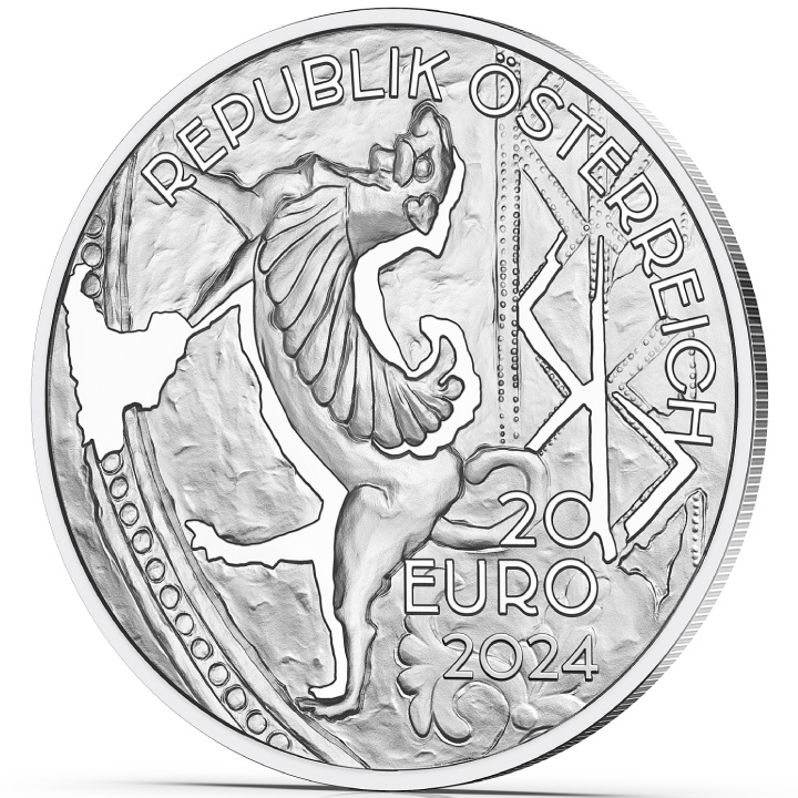 The White Gold of Hallstatt - Salt Trading 20 Euro Srebro 2024 Proof