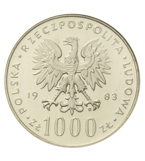 1000 zł Jan Paweł II 1982-1983