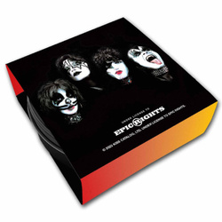 Niue: KISS 50th Anniversary kolorowany 1 uncja Srebra 2023 Proof 