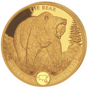Congo: World‘s Wildlife - The Bear 1 uncja Złota 2022