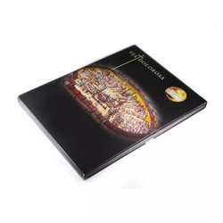 Zestaw 14 monet: Via Dolorosa kolorowany, pozłacany Brąz 2016 Prooflike