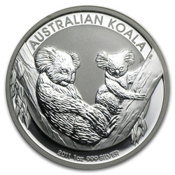 Koala 1 uncja Srebra 2011