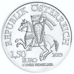 Robin Hood - 825 Rocznica Mennicy Austriackiej 1 Uncja Srebra 2019