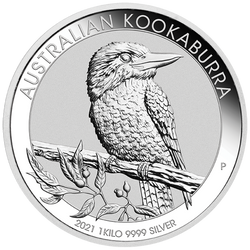 Kookaburra 1000 gramów Srebra 2021