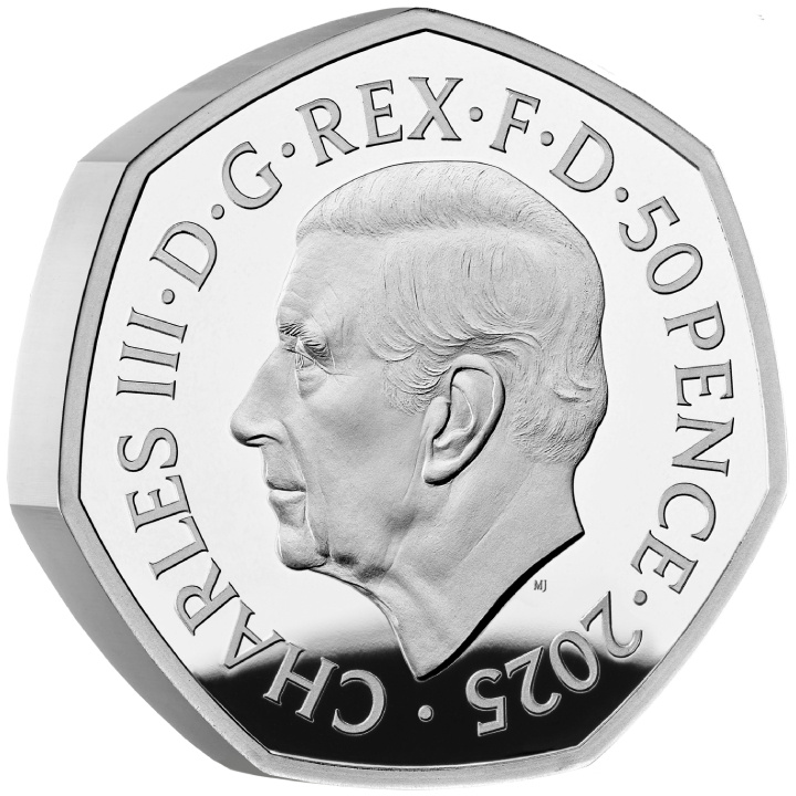 Stories of The Second World War 50p Srebro 2025 Proof Piedfort