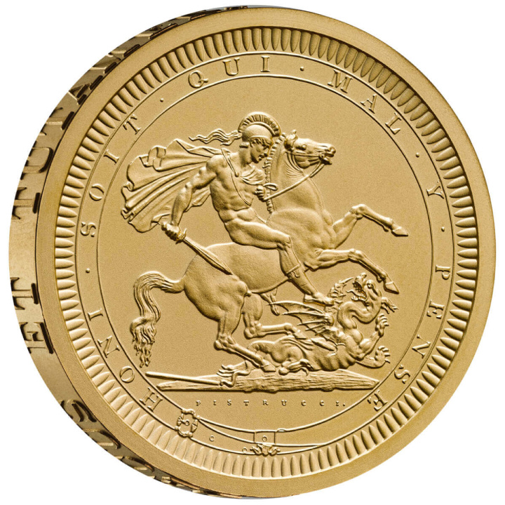 Great Engravers - Benedetto Pistrucci St George and the Dragon 2 uncje Złota 2024 Proof