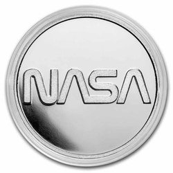 NASA Mesa Grande - Retro Worm Logo 1 uncja Srebra 2022