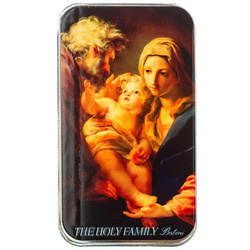 Sztabka Scottsdale The Holy Family kolorowana 1 uncja Srebra 
