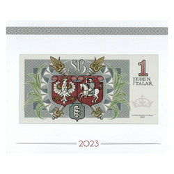 1 Talar Stefan Batory Projekt studyjny banknotu 2023 druk PWPW