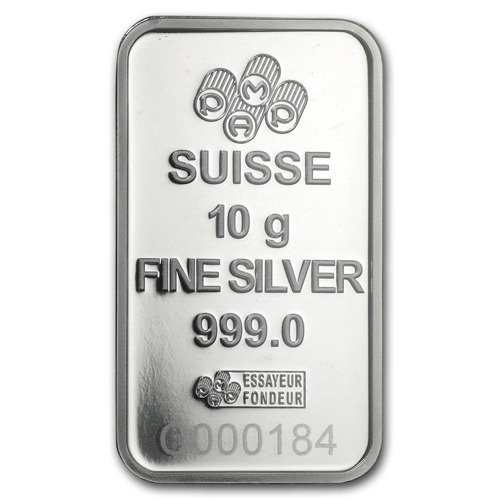 10 gramów Sztabka Srebra Pamp Suisse Islam