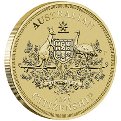 Australian Citizenship $1 Brąz Aluminiowy 2025 (moneta w karcie)