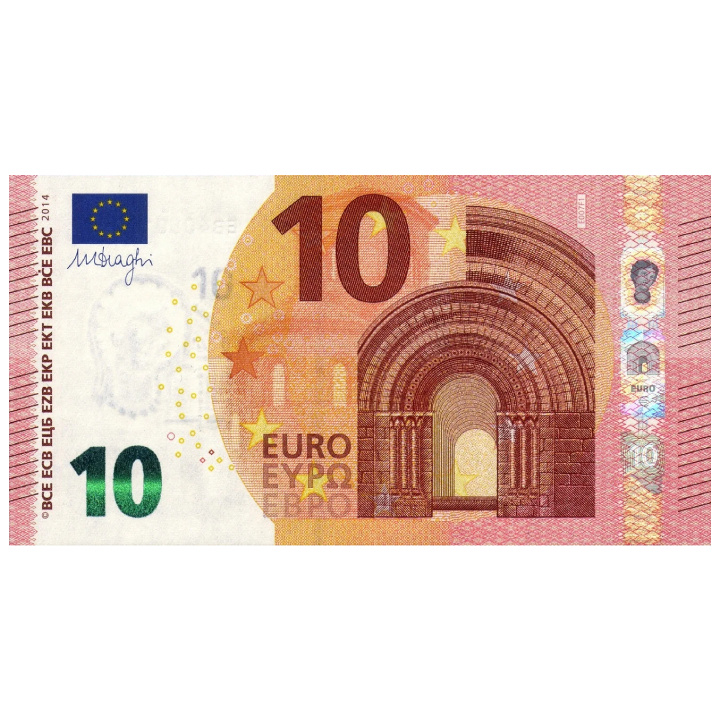 Banknot 10 Euro (10 EUR) UNC 100 sztuk