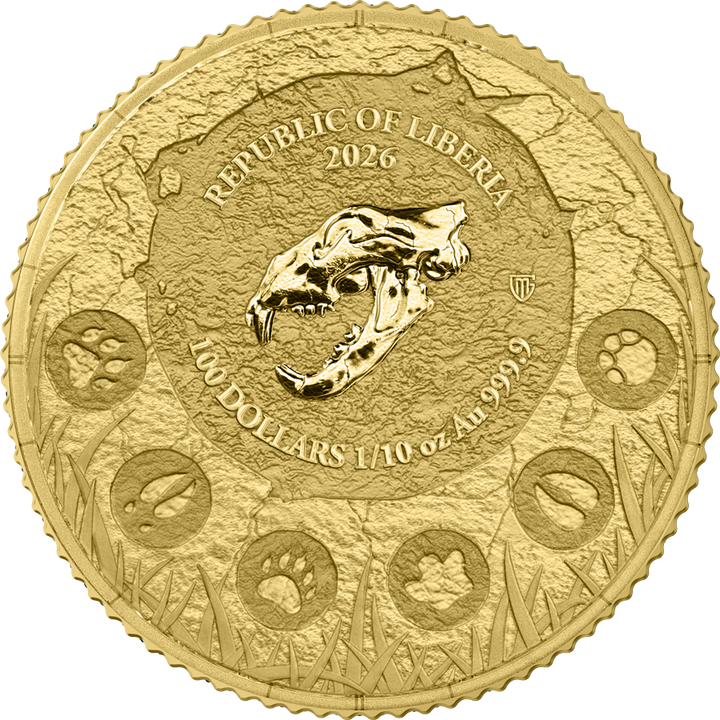 Germania Mint: Megafauna - Lew Jaskiniowy 1 uncja Złota 2026