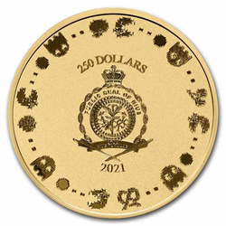 Niue: Ms.PAC-MAN 40. rocznica 1 uncja Złota 2021