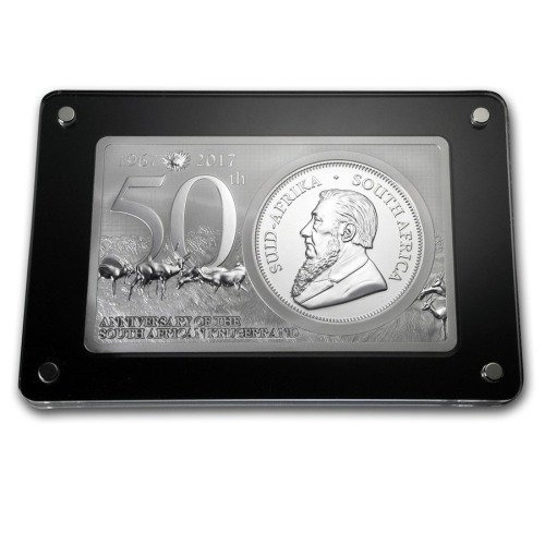 Krugerrand 3 uncje Srebra 2017 (50 rocznica)