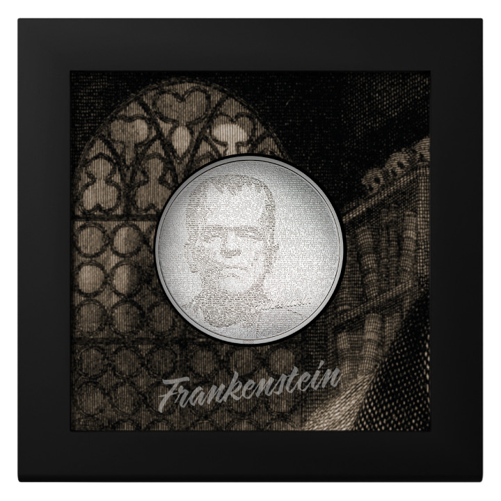 Cook Islands: Typefaces - Frankenstein 1 uncja Srebra 2023 Proof