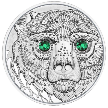 America - The Healing Power of the Bear 20 Euro Srebro 2023 Proof