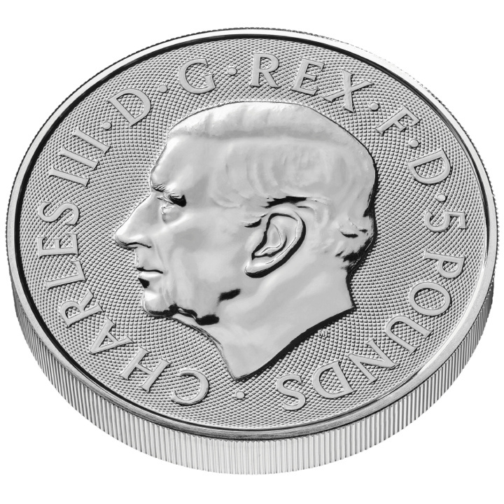 The Royal Tudor Beasts: The Bull of Clarence 2 uncje Srebra 2023