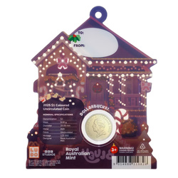 RAM: Bluey Christmas kolorowany 9 g Brązu Aluminiowego 2025