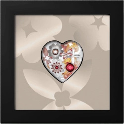 Cook Islands: Brilliant Love – Blossom kolorowany 20 gramów Srebra 2026 Crystal Proof 