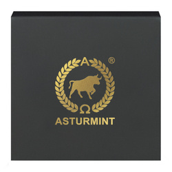 Sztabka Asturmint: Dia de los Muertos "Radioactive Catrina" kolorowana 2 uncje Srebra 2025 Antique Finish