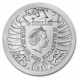 Niue: Czech Lion 10 uncji Srebra 2022