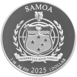 Samoa: Golden Eagle 1 uncja Srebra 2025 Prooflike