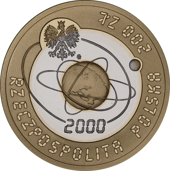 Rok 2000 – Przełom Tysiącleci 200 zł Złoto 2000 Proof