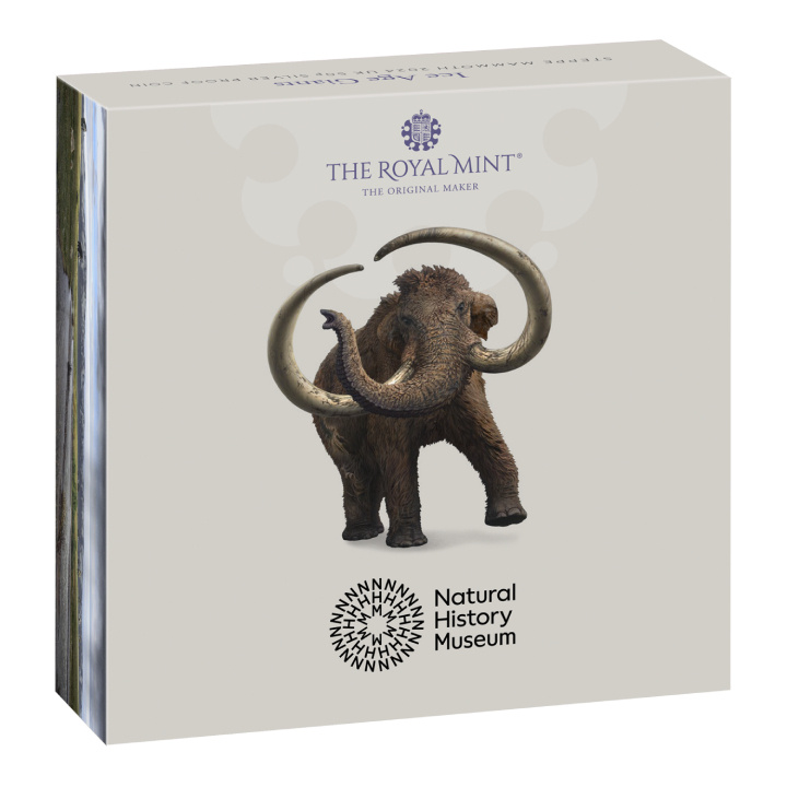 Tales of the Earth - Steppe Mammoth 50p Srebro 2024 Proof