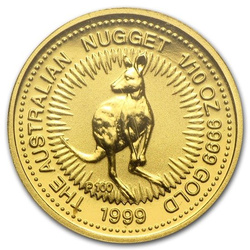 Australijski Kangur 1/10 uncji Złota 1999