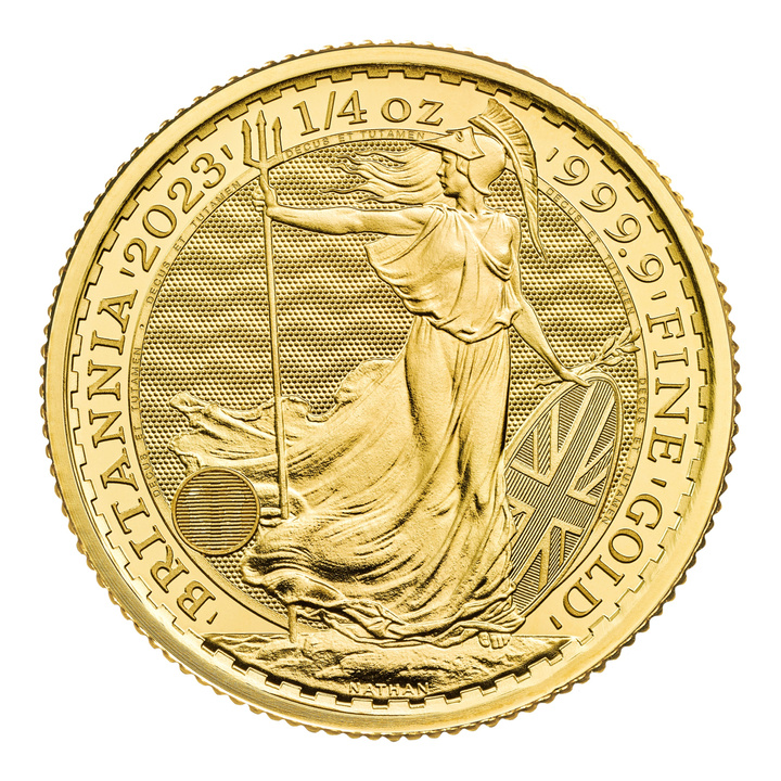 Britannia - Queen Elizabeth II 1/4 uncji Złota 2023